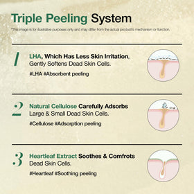 ANUA Heartleaf LHA Moisture Peeling Gel with skincare routine