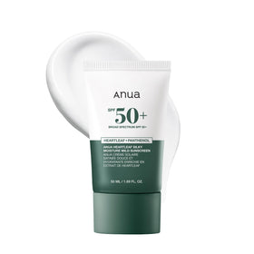 ANUA Heartleaf Silky Moisture Mild Sunscreen front view 50ml