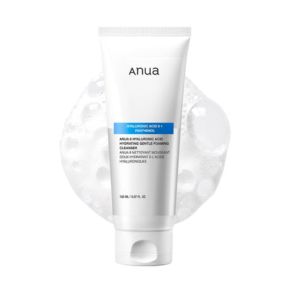 ANUA Hydrating Gentle Foaming Cleanser front view with packaging