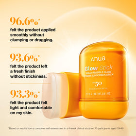 ANUA Invisible Glow Sun Stick close-up of texture