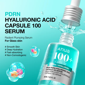 ANUA PDRN Hyaluronic Acid Capsule 100 Serum bottle with label