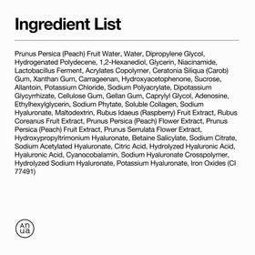 ANUA Peach 70 Niacin Brightening Collagen Mask hydrogel sheet