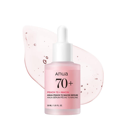 ANUA Peach 70 Niacinamide Serum 30ml front view