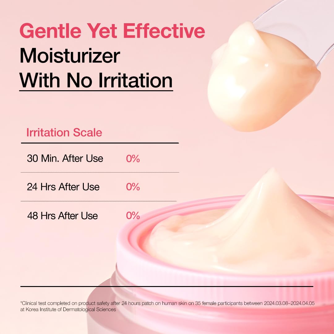 ANUA Peach Niacinamide Cream top view with lid