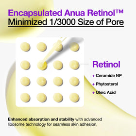 ANUA Retinol Serum 0.3% in a bathroom setting