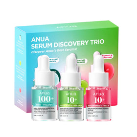 ANUA Serum Discovery Trio mini kit front view with three serums