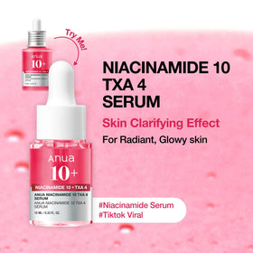 ANUA TXA Niacinamide serum bottle from the trio