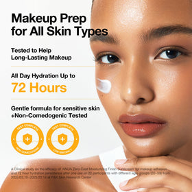 ANUA Zero-Cast Moisturizing Sunscreen SPF 50 with natural ingredients
