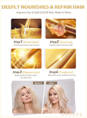 AnWoor Hair Wax Stick with natural ingredients display