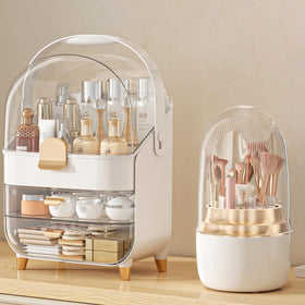 Anylady Makeup Organizer Countertop front view with three tiers