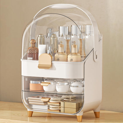 Anylady Makeup Organizer front view with three tiers