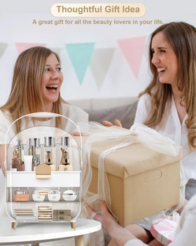 Anylady Makeup Organizer in a stylish bathroom setting
