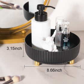 Anyoifax 360 Rotating Makeup Perfume Organizer with unique lychee texture design