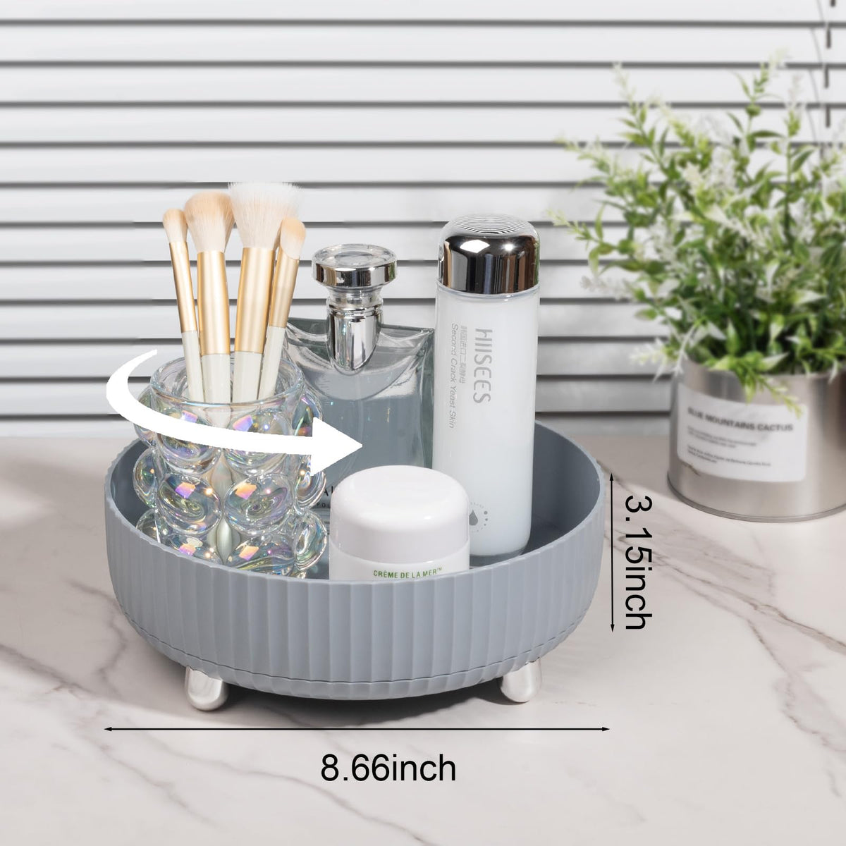 Anyoifax rotating organiser showing cosmetics storage