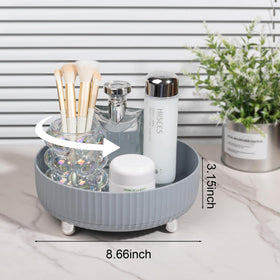 Anyoifax rotating organiser showing cosmetics storage