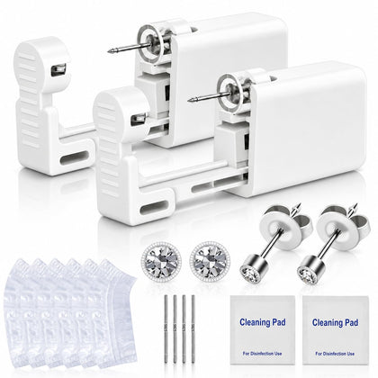 Anzero Ear Piercing Kit front view with two disposable guns