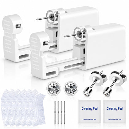 Anzero Ear Piercing Kit with two disposable guns and accessories