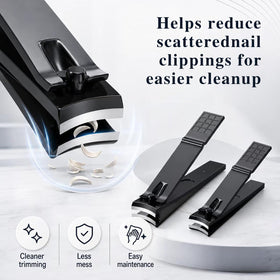 Aogeili small nail clipper with ergonomic anti-slip handle