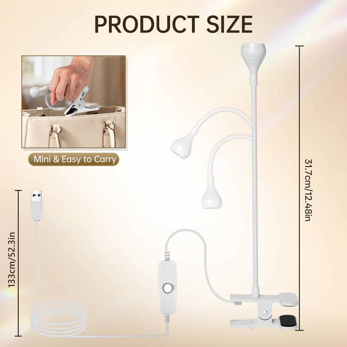 AORAEM LED Nail Lamp with gel polish curing