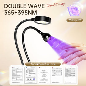 AORAEM UV LED Nail Lamp showing gooseneck design