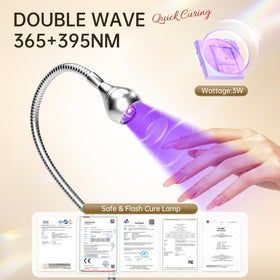 AORAEM UV Nail Lamp in use on a manicure table