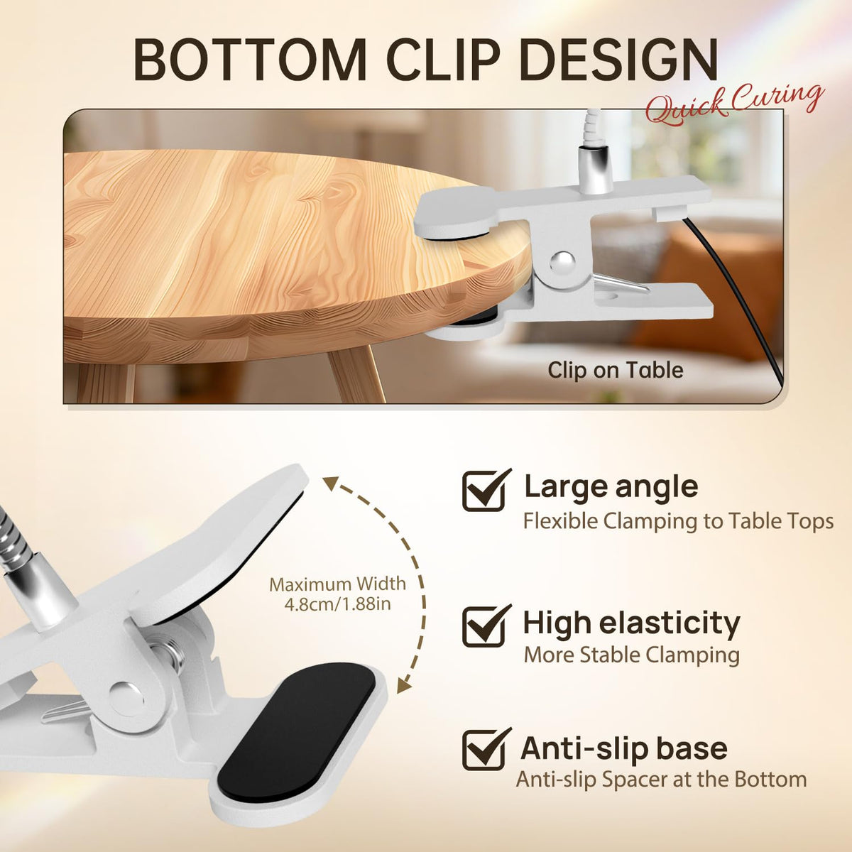 AORAEM UV Nail Lamp packaging display