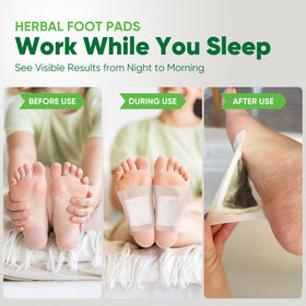AOSORW foot pads with ginger and bamboo vinegar ingredients