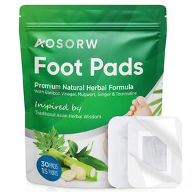 AOSORW Natural Cleansing Foot Pads packaging front view