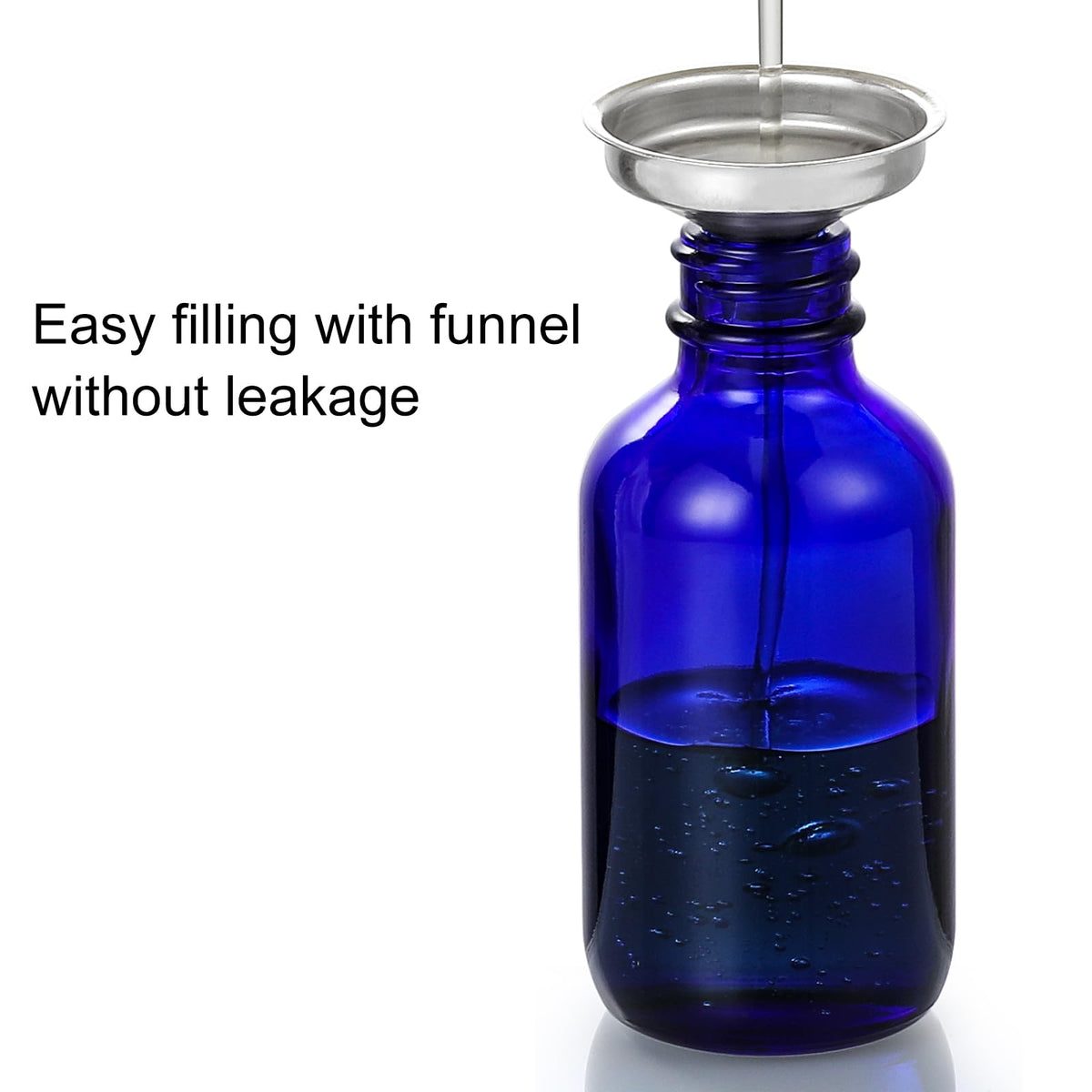 AOZITA dark blue dropper bottle side view