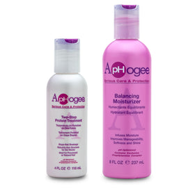 Aphogee Hair Care Double Bundle front view, includes protein and moisturiser