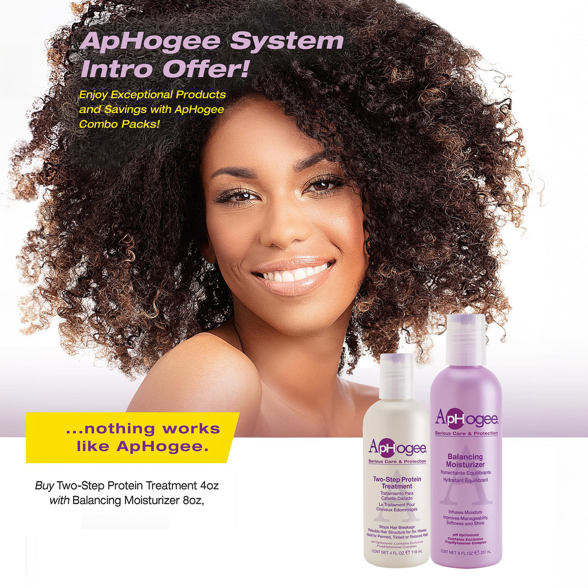 Aphogee Two-Step Protein 4 fl oz bottle