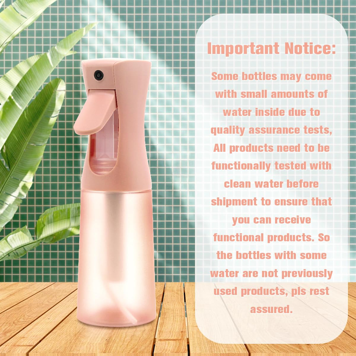 Apidgrowth Fine Mist Spray Bottle side view