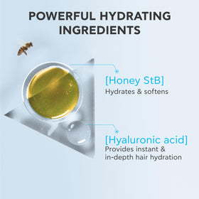 Apivita HYALURONIC HYDRA Shampoo application on hair