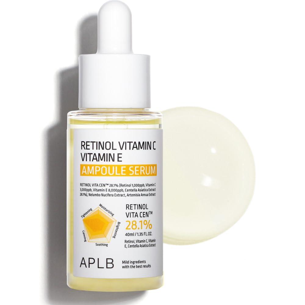APLB Retinol Vitamin C Serum front view with packaging