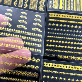 Application example of SPLOCUDU nail art stickers on nails