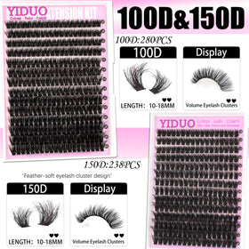 Application guide included with YIDUO Lash Clusters Kit