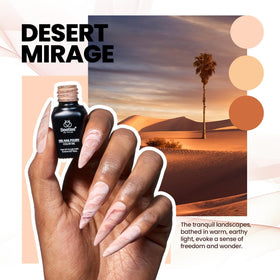 Application of beetles gel nail polish on nails
