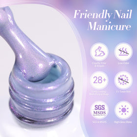 Application of Born Pretty Cat Magnetic Eye Gel Nail Polish