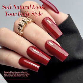 Application of Born Pretty Gel Nail Polish on nails
