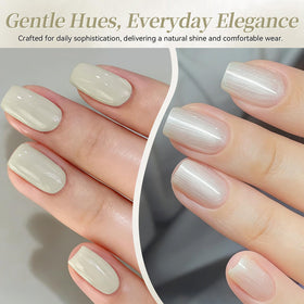 Application of Born Pretty gel nail polish on nails