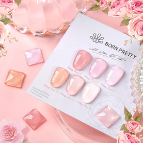 Application of Born Pretty jelly gel nail polish on nails