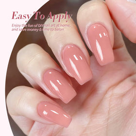Application of Born Pretty Jelly Gel Nail Polish on nails
