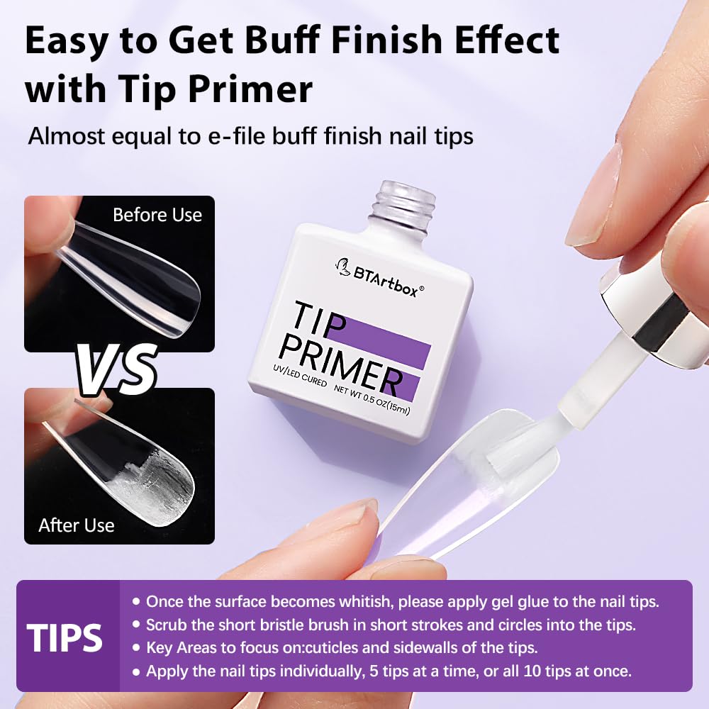 Application of BTArtbox Gel Glue on nails