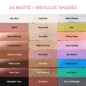 Application of ColourPop cream eyeshadow on eyelids