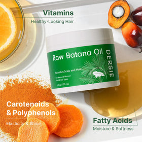 Application of Dersie Batana Oil Paste on hair