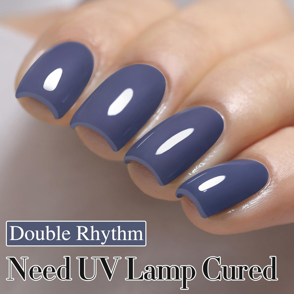 Application of Double Rhythm Gel Nail Polish on nails