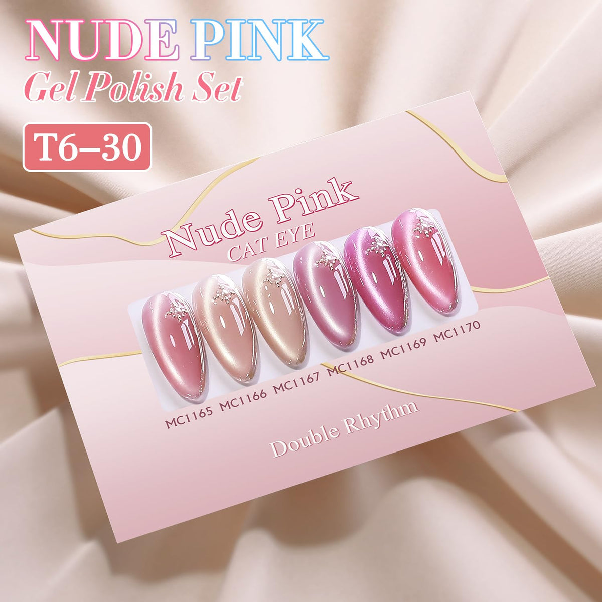 Application of Double Rhythm Gel Nail Polish on nails