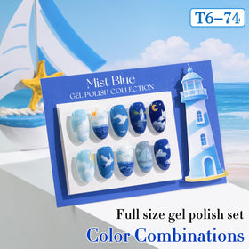 Application of Double Rhythm Gel Polish on nails