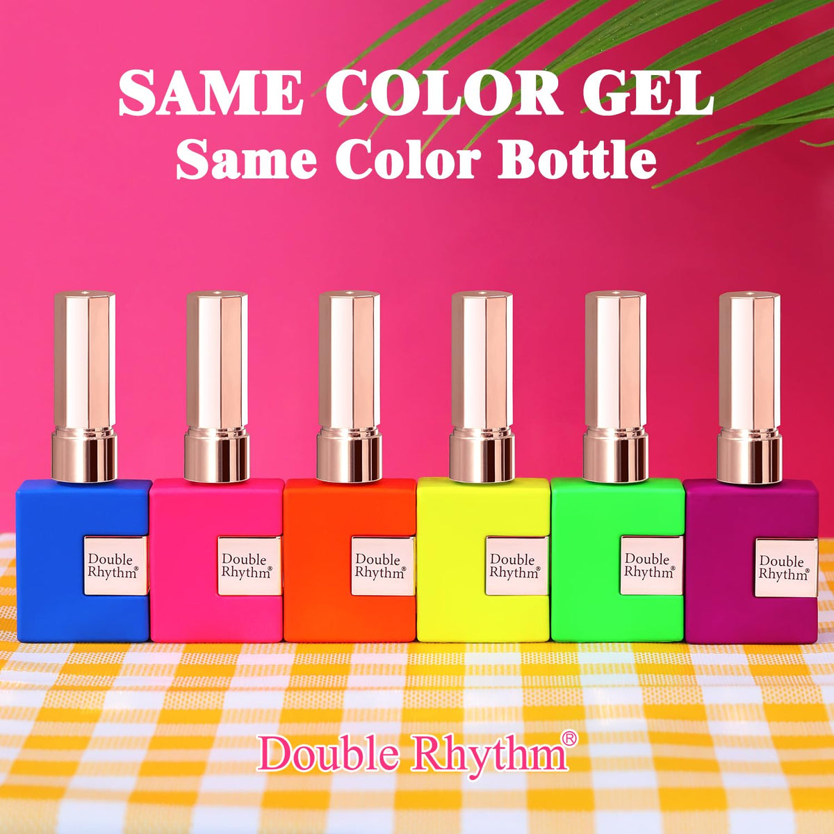 Application of Double Rhythm Gel Polish on nails