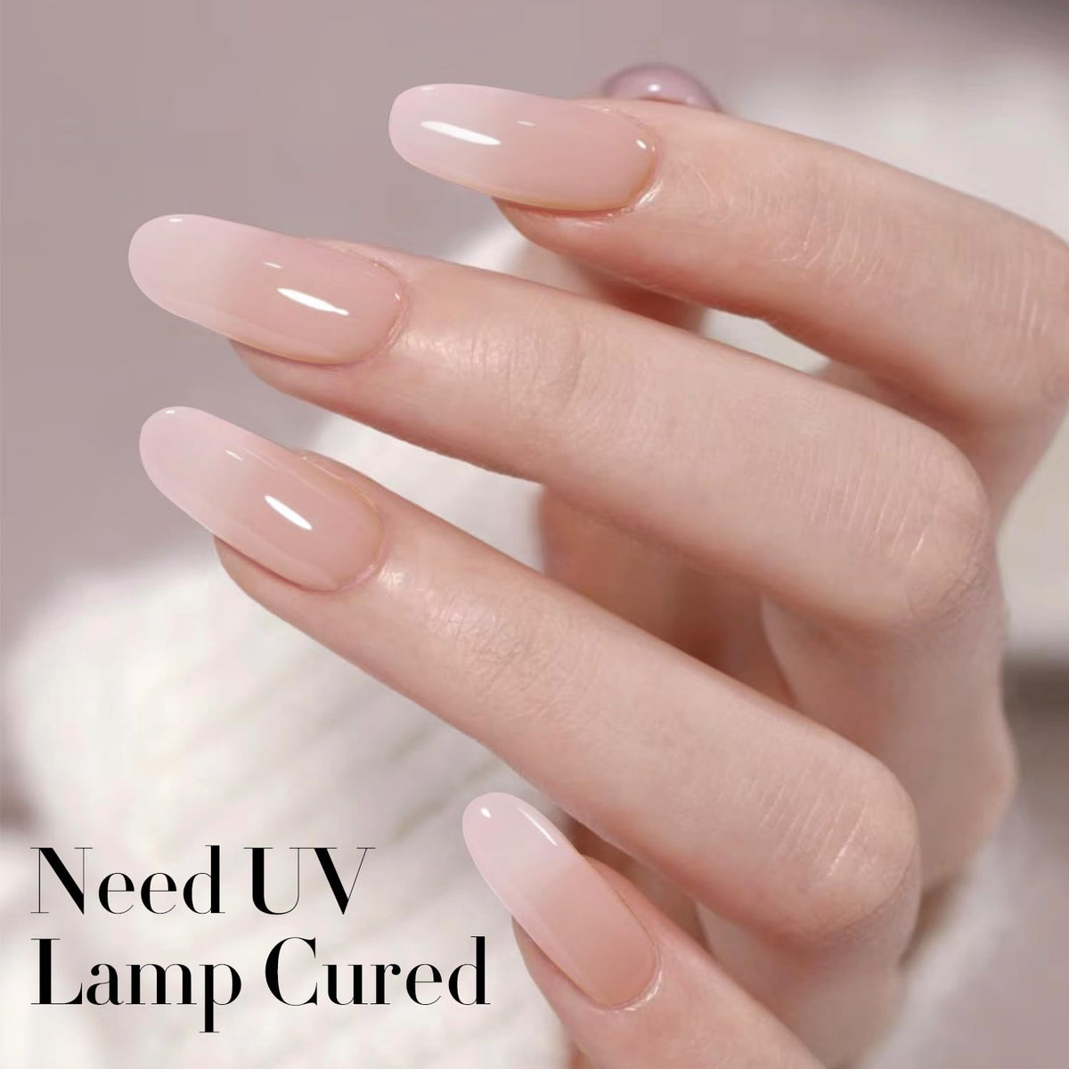 Application of Double Rhythm Jelly Gel Polish on nails